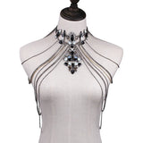 7 Colors Crystal BodyChain for Women Girl Club Beach Jewelry