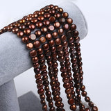 8-9mm Freshwater Button Pearl Strand for Jewelry Making