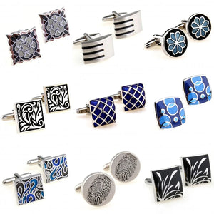 Enamel Cufflink Cuff Link 1 Pair - Biggest Promotion