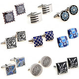 Enamel Cufflink Cuff Link 1 Pair - Biggest Promotion