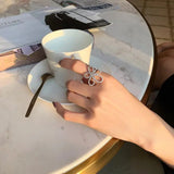 925% Silver Floral Zircon Set for Women
