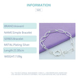 925 Silver Chains Bracelet Women Charm Bracelet