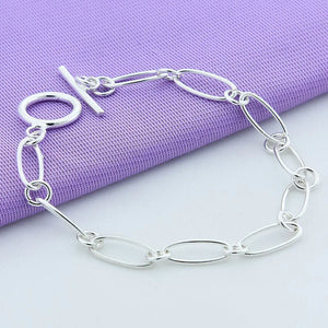925 Silver Chains Bracelet Women Charm Bracelet