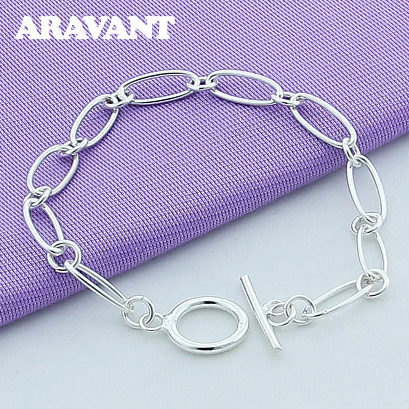 925 Silver Chains Bracelet Women Charm Bracelet