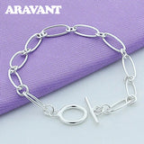 925 Silver Chains Bracelet Women Charm Bracelet