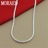925 Sterling Silver 3mm Snake Chain Necklace 20 Inches