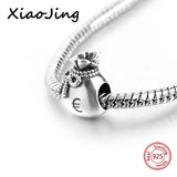 925 Silver Money Bag European Charms Bead for Bracelet Bangle
