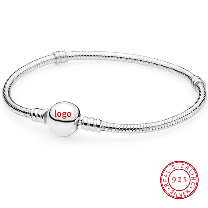 925 Silver Bead Bracelet Classic Collection for Original Charm Beads DIY Jewelry
