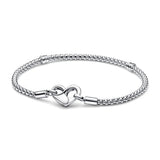 925 Silver Castle Bracelet for Women - DIY Star Jewelry