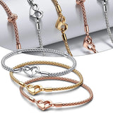 925 Silver Castle Bracelet for Women - DIY Star Jewelry