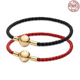 925 Silver Round Buckle Bracelet for DIY Jewelry