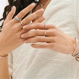 925 Silver Crown Twisted Eternity Crystal Ring for Women