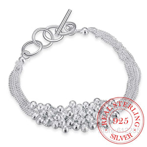 925 Sterling Silver Bracelet Bangle for Women Gift