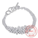 925 Sterling Silver Bracelet Bangle for Women Gift