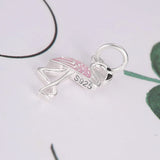 925 Silver Flamingo Charm Pendant Necklace Bracelet DIY Women