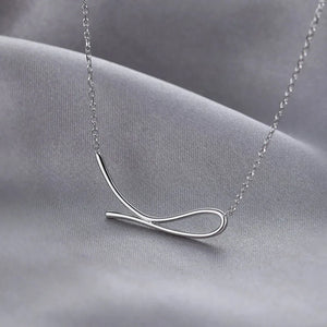 925 Sterling Silver Geometric Pendant Necklace Choker