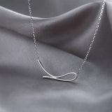 925 Sterling Silver Geometric Pendant Necklace Choker
