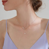 925 Silver Geometric Shapes Necklace Charm Vintage Pendant Gift