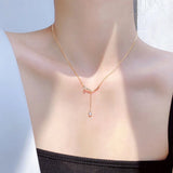 925 Silver Geometric Shapes Necklace Charm Vintage Pendant Gift