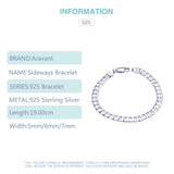 925 Sterling Silver Men's Hip Hop Bracelet