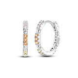 925 Silver Hoop Earrings For Women - Gift for Girlfriend