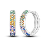 925 Silver Hoop Earrings For Women - Gift for Girlfriend