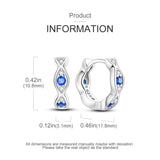 925 Silver Hoop Earrings For Women - Gift for Girlfriend