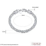 925 Sterling Silver Chain Bracelet For Women & Men