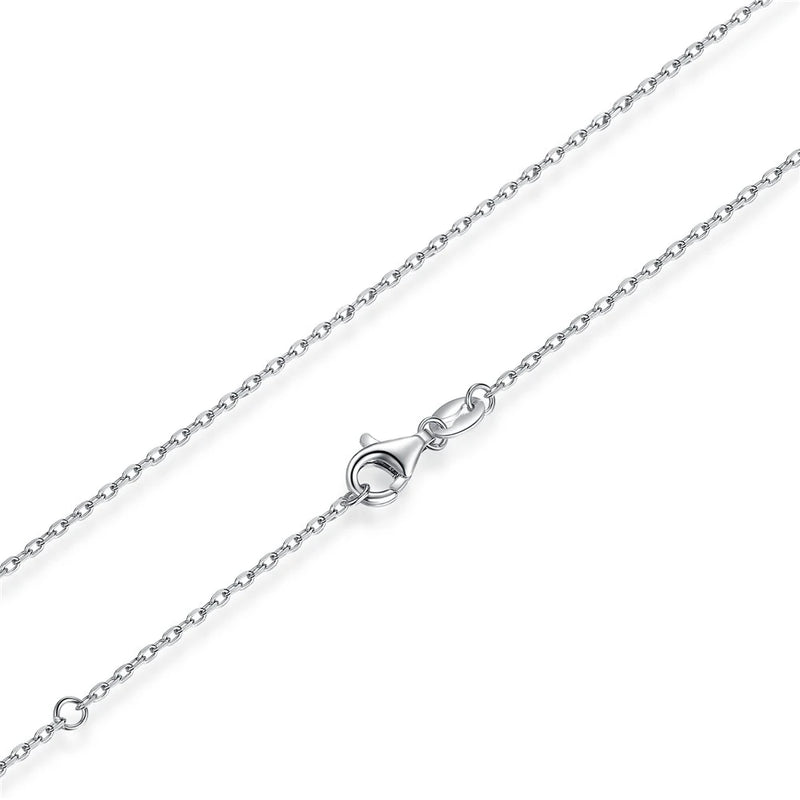 925 Silver Link Chains Necklace for Pendant Charm S925 Jewelry Gift CQA006
