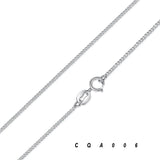 925 Silver Link Chains Necklace for Pendant Charm S925 Jewelry Gift CQA006