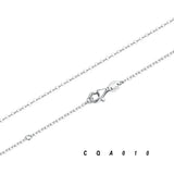 925 Silver Link Chains Necklace for Pendant Charm S925 Jewelry Gift CQA006