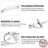 925 Silver Bracelet for Charms Pendant Beads Bangles Infinity Knot Women