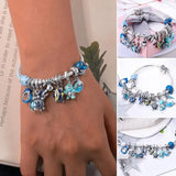 925 Silver Bracelet for Charms Pendant Beads Bangles Infinity Knot Women