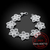 925 Silver Plum Bracelet for Women High-Fine Jewelry