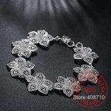 925 Silver Plum Bracelet for Women High-Fine Jewelry
