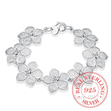 925 Silver Plum Bracelet for Women High-Fine Jewelry