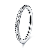 925 Silver Brilliant Line Ring for Women CMR043