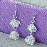 925 Silver Dragonfly Drop Earrings For Wedding Party