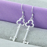 925 Silver Dragonfly Drop Earrings For Wedding Party