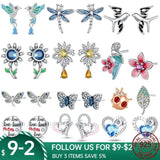 925 Silver Zircon Sunflower Stud Earrings - Trending Jewelry