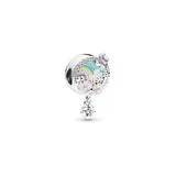 925 Silver Travel Charms Beads for Pandora Bracelets
