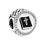 925 Sterling Silver God All Things Possible Pendant Bead DIY Jewelry
