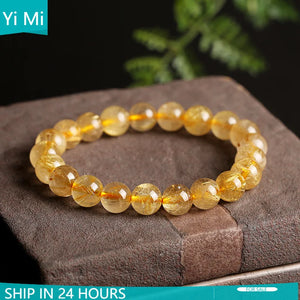 9mm Hair Bracelet Titanium Hand String Crystal Ornaments Women