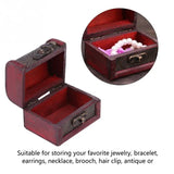 Antique Jewelry Display Wooden Storage Box Case