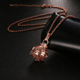 Heart Cage Locket Diffuser Necklace Aromatherapy Perfume Fragrance