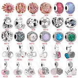 925 Sterling Silver Heart Beads For DIY Jewelry