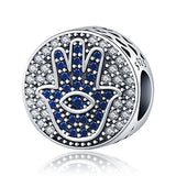 925 Silver Bear & Sunflower Charm Bead for 3mm Bracelets DIY Jewelry