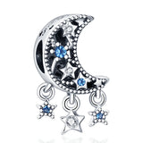 925 Silver Bear & Sunflower Charm Bead for 3mm Bracelets DIY Jewelry
