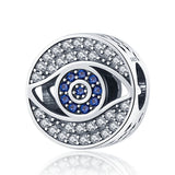 925 Silver Bear & Sunflower Charm Bead for 3mm Bracelets DIY Jewelry
