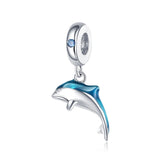 Silver Mermaid Beads Charms for 3mm Bracelet DIY Jewelry Making